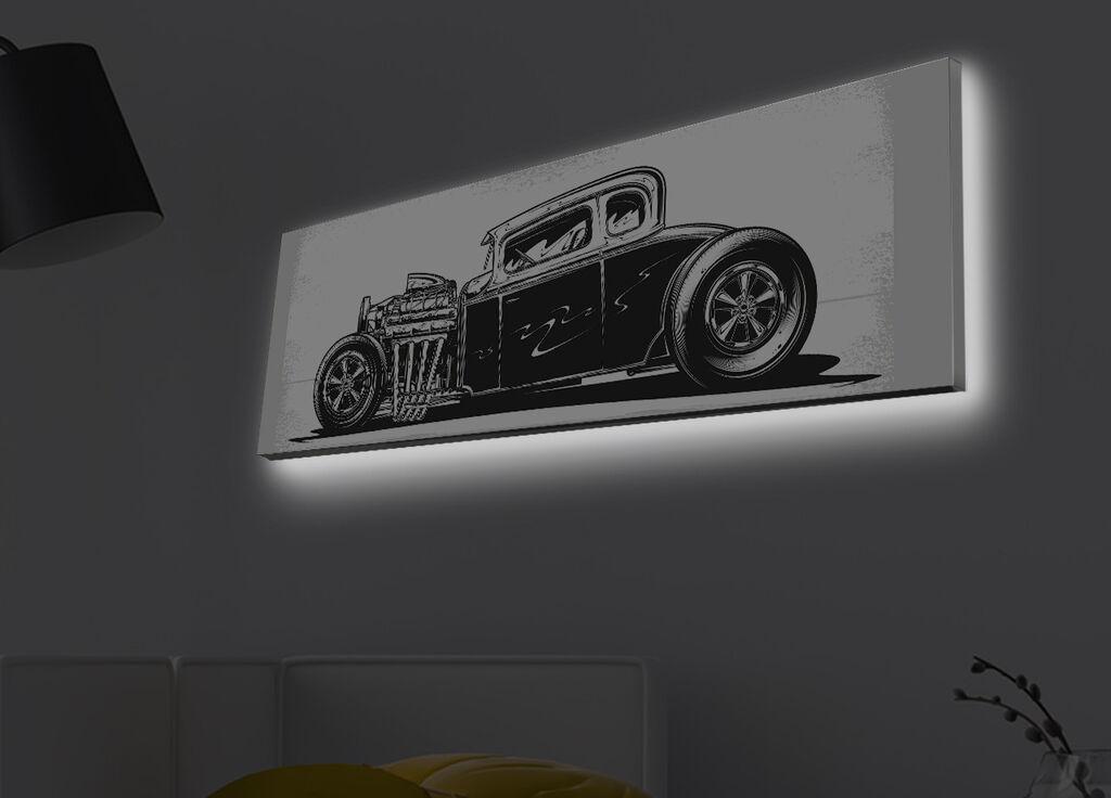 Wallity Слика со LED Осветлување 4570DHDACT-086, 45x70 cm