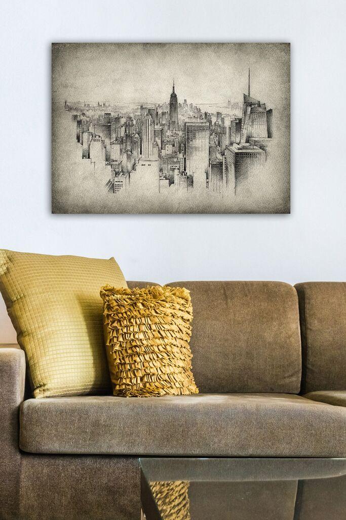 Wallity Слика со LED Осветлување 4570DACT-23, 45x70 cm