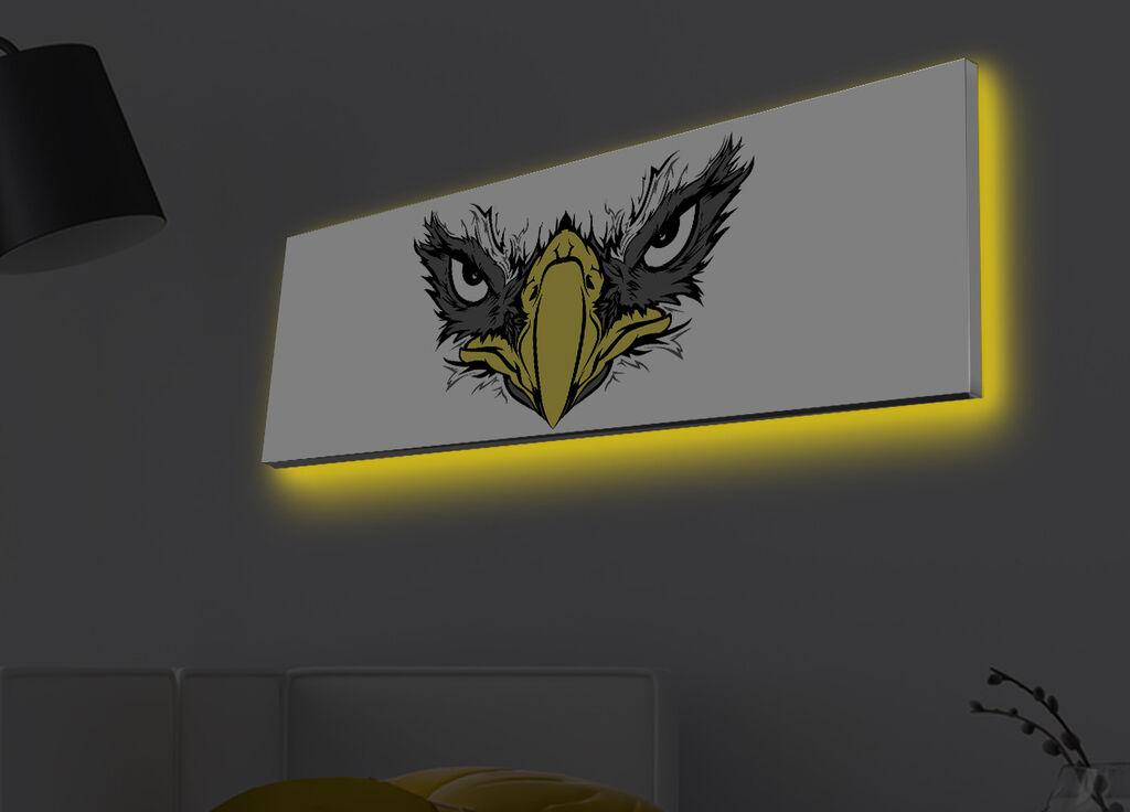 Wallity Слика со LED Осветлување 4570DHDACT-089, 45x70 cm