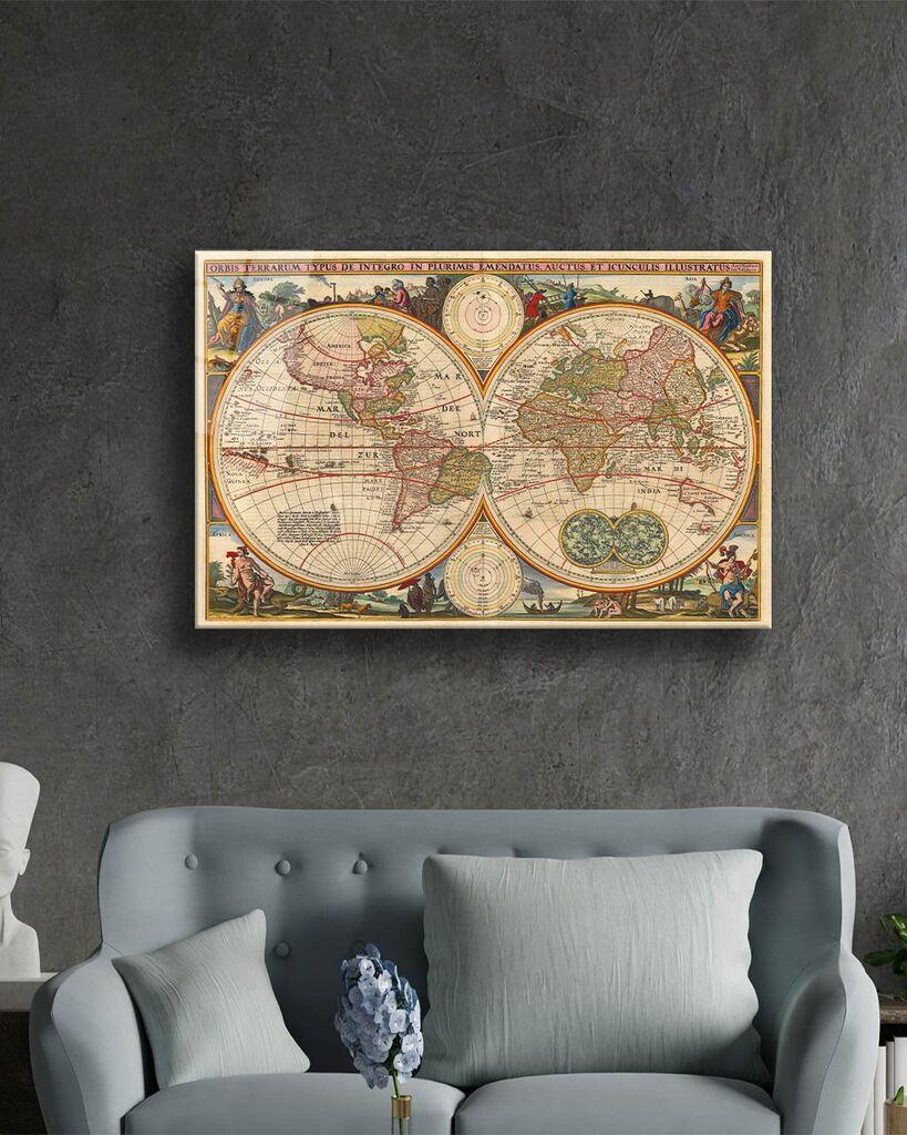 Wallity Слика со LED Осветлување 4570DHDACT-138, 45x70 cm