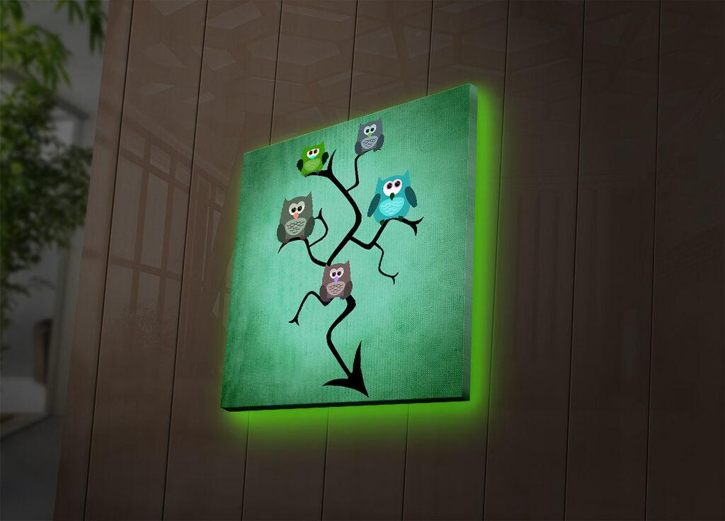 Wallity Слика со LED Осветлување 4040IACT-6, 40x40 cm