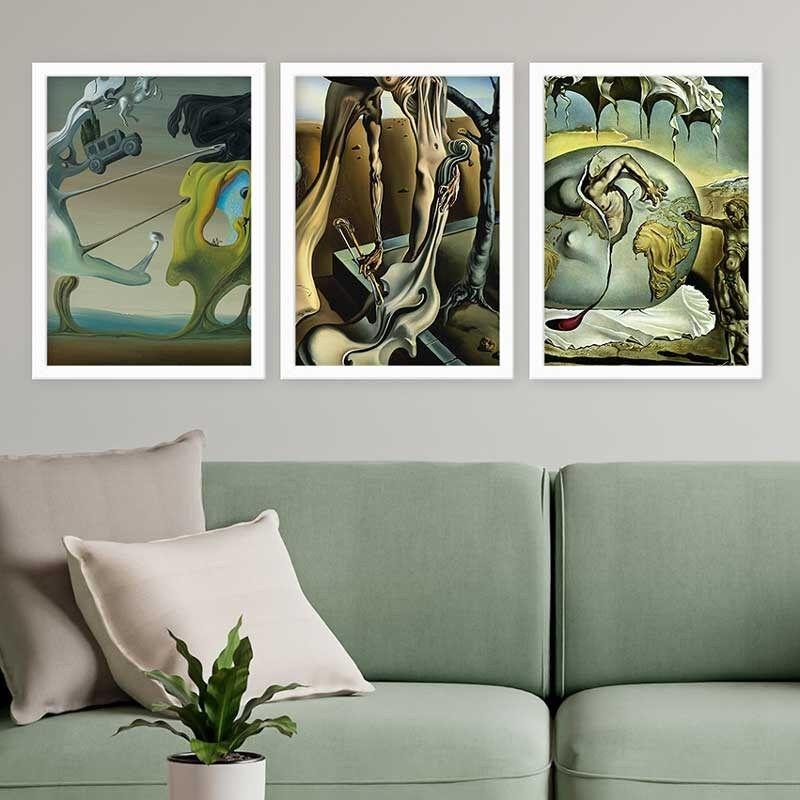 Wallity Слика со LED Осветлување 4570POPARTDACT-008, 45x70 cm