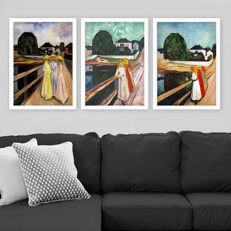 Wallity Слика со LED Осветлување 4570MDACT-007, 45x70 cm