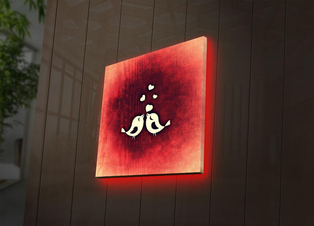 Wallity Слика со LED Осветлување 4040IACT-4, 40x40 cm