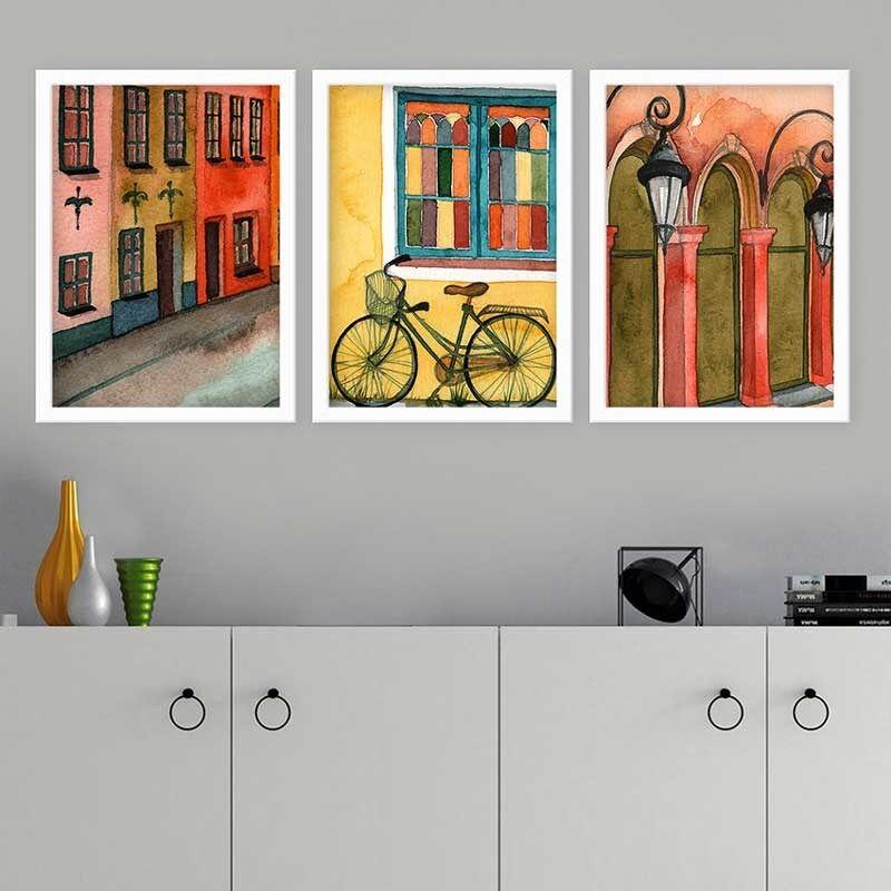 Wallity Слика со LED Осветлување 4570KARDACT - 038, 45x70 cm