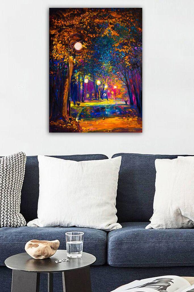 Wallity Сет Слики со LED Осветлување 3PATDACT-4, 3 Дела