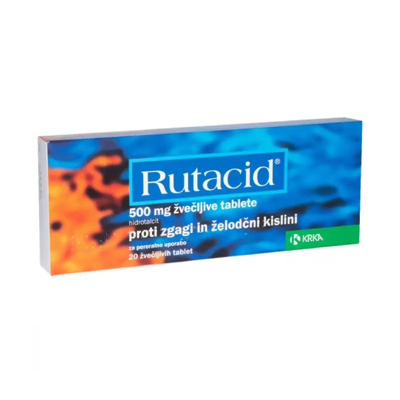 Rutacid Таблети за џвакање 20 x 500 mg