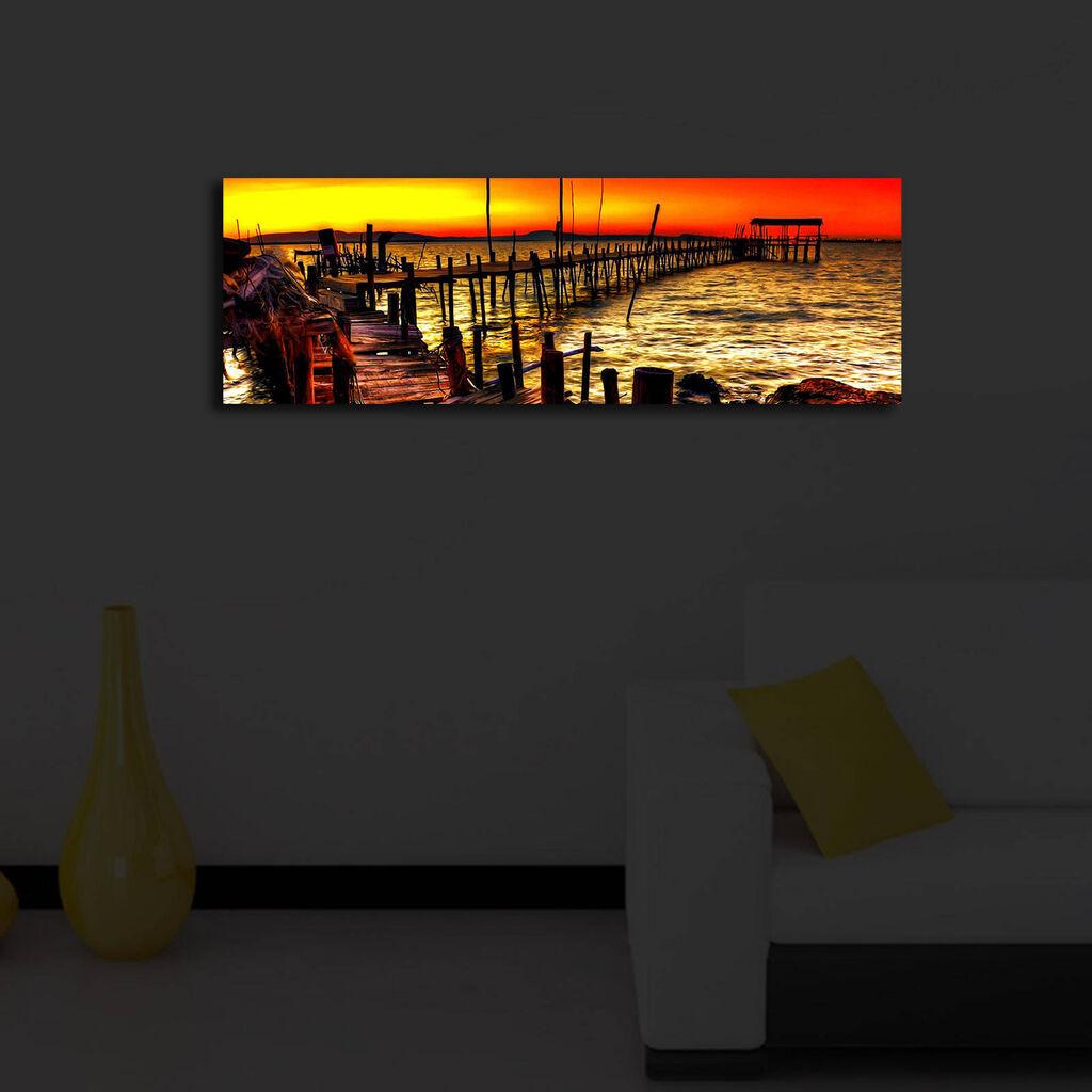 Wallity Слика со LED Осветлување 4570DHDACT-049, 45x70 cm