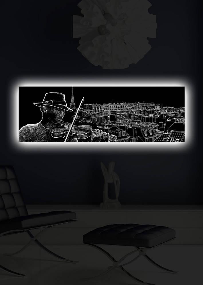 Wallity Слика со LED Осветлување 4570DACT-58, 45x70 cm