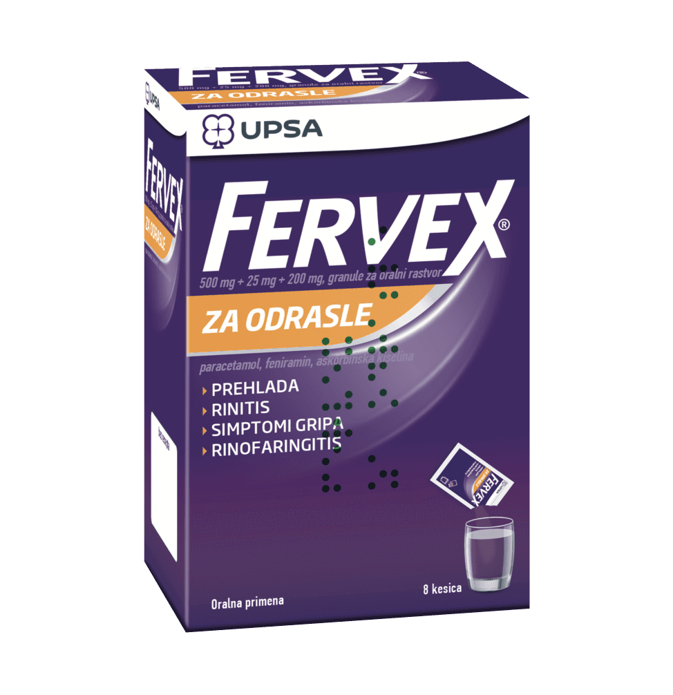 Fervex Со Шеќер 8 кесички