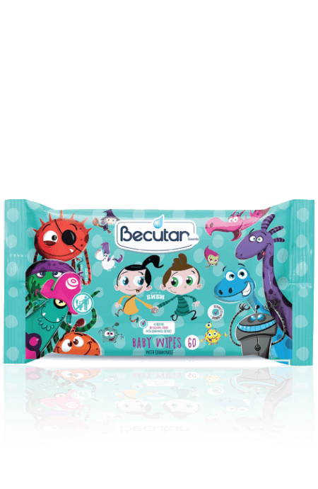 Becutan Влажни марамници Биби 60