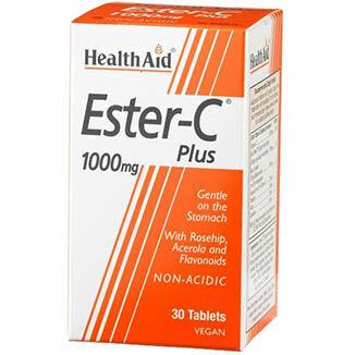 Health Aid Ester C Таблети 30 x 1 g