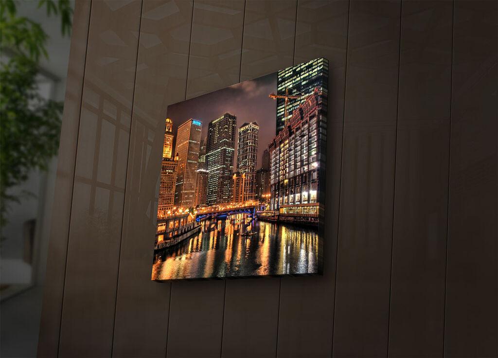 Wallity Слика со LED Осветлување 4570DACT-13, 45x70 cm