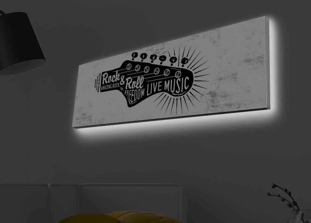 Wallity Слика со LED Осветлување 4570DHDACT-087, 45x70 cm