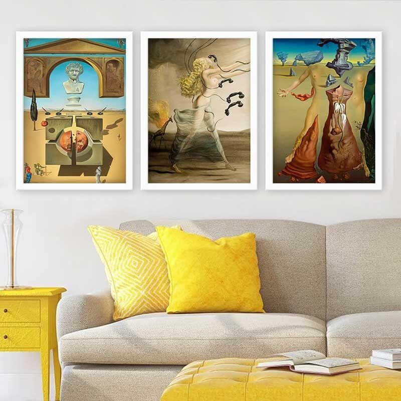 Wallity Слика со LED Осветлување 4570MDACT-039, 45x70 cm