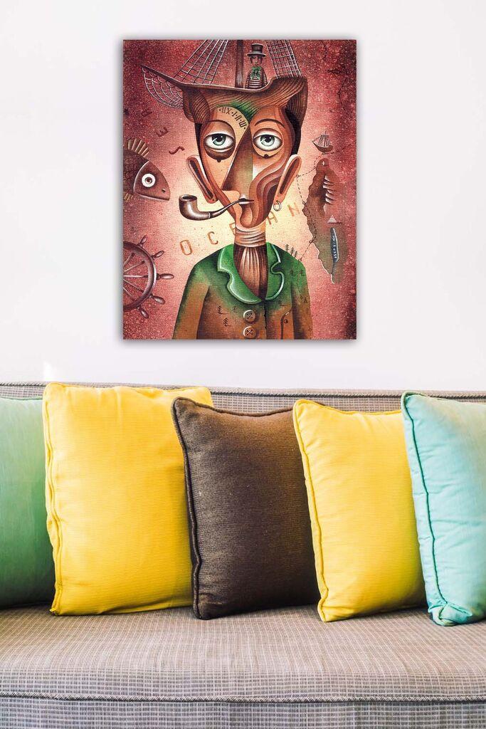 Wallity Слика со LED Осветлување 4570DHDACT-109, 45x70 cm