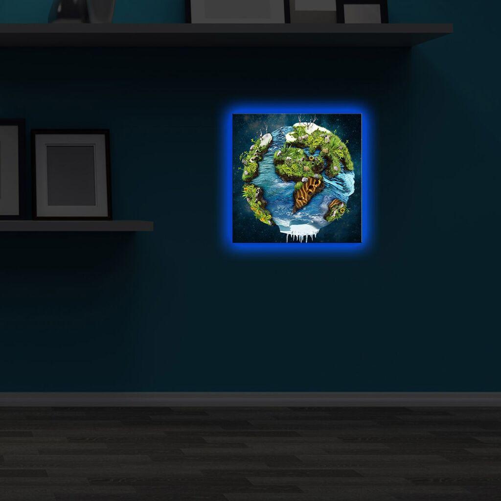 Wallity Слика со LED Осветлување 4040IACT-46, 40x40 cm