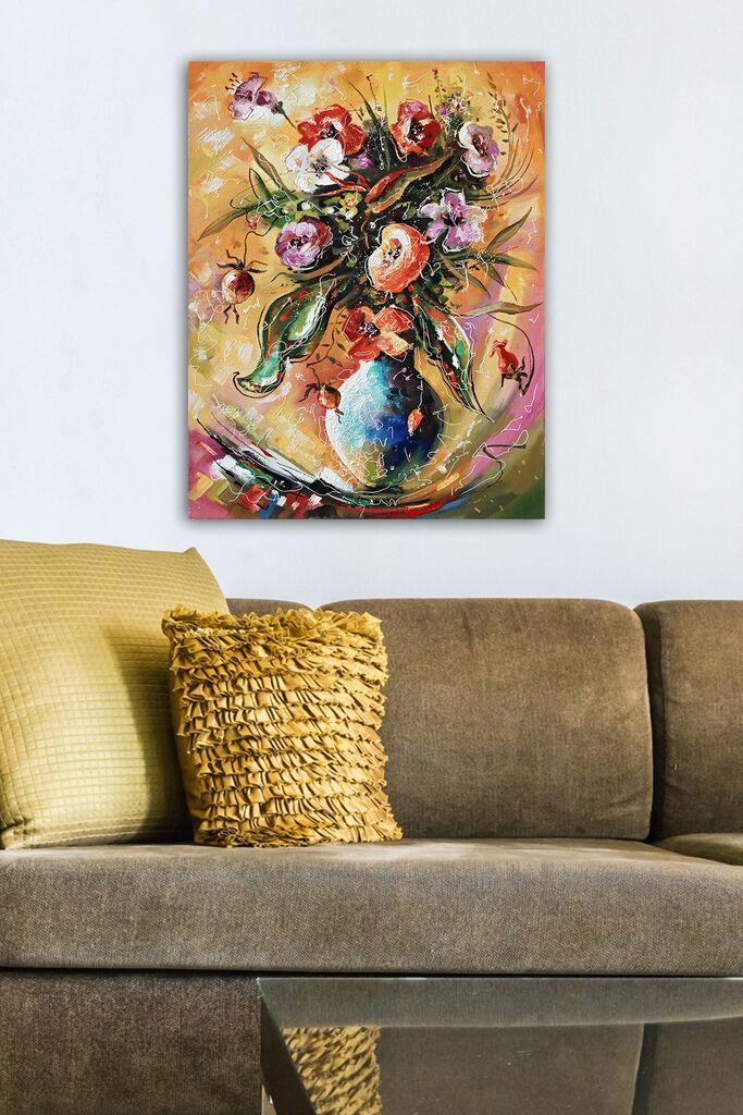 Wallity Сет Слики со LED Осветлување 3PATIACT-25, 3 Дела