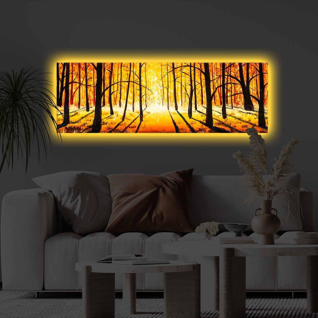 Wallity Слика со LED Осветлување 4570DHDACT-084, 45x70 cm
