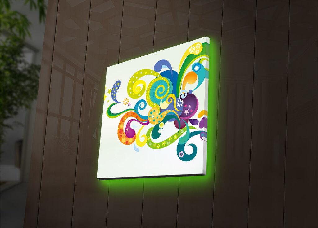 Wallity Слика со LED Осветлување 4040IACT-44, 40x40 cm