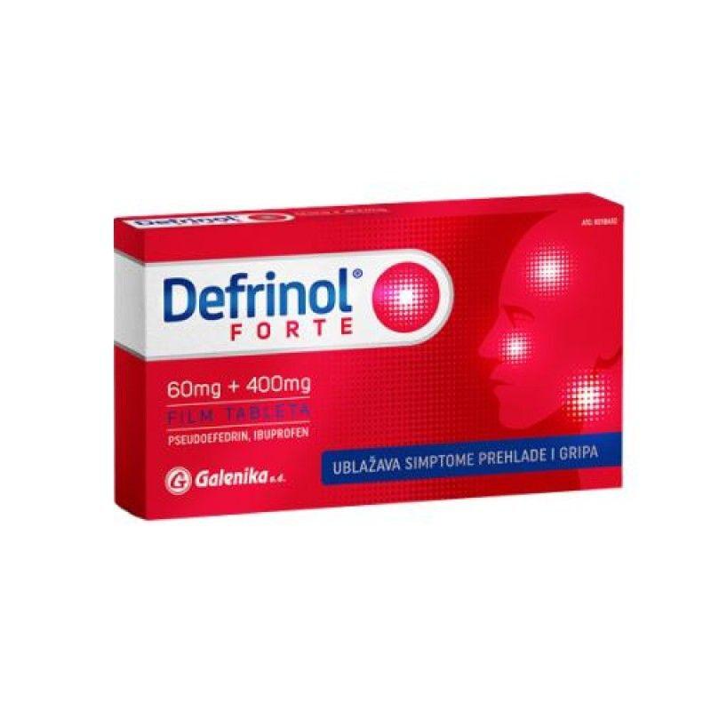 Defrinol Forte Таблети 60 мг + 400 мг 10 таблети