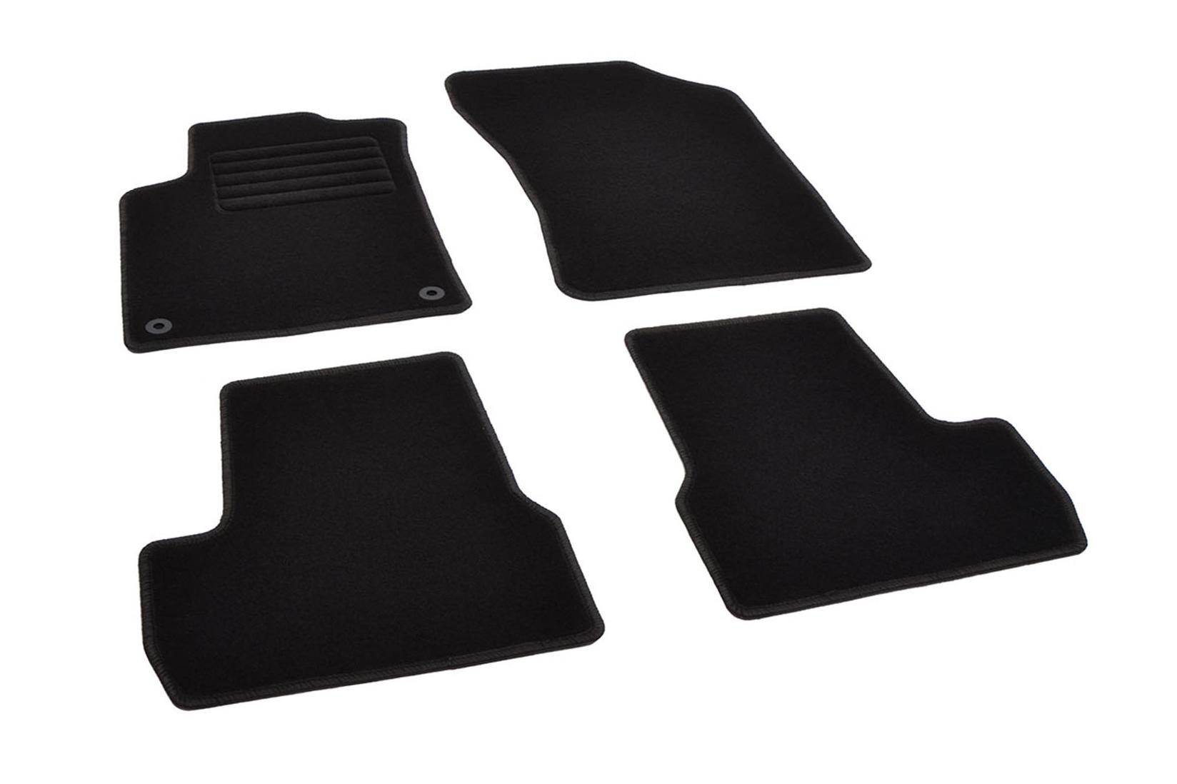 RIGUM Платнени патосници за Citroen C3 2010-2017, 4 дела, црни