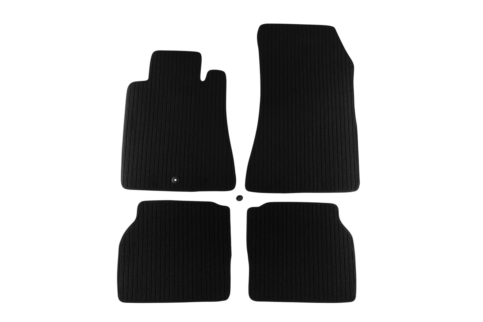 PETEX Платнени патосници за Mercedes S класа W140 кратка база 1991-1998 4 делови графитени (B001) Remo материјал