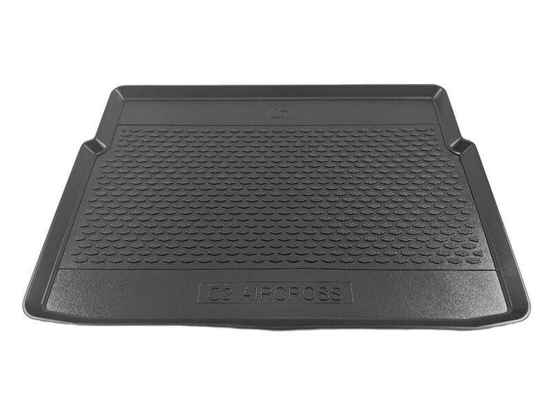 GUMARNY ZUBRI Патосница за багажник за Citroen C3 Aircross по 2017 г., во  долна положба на багажникот, 1 број, црни