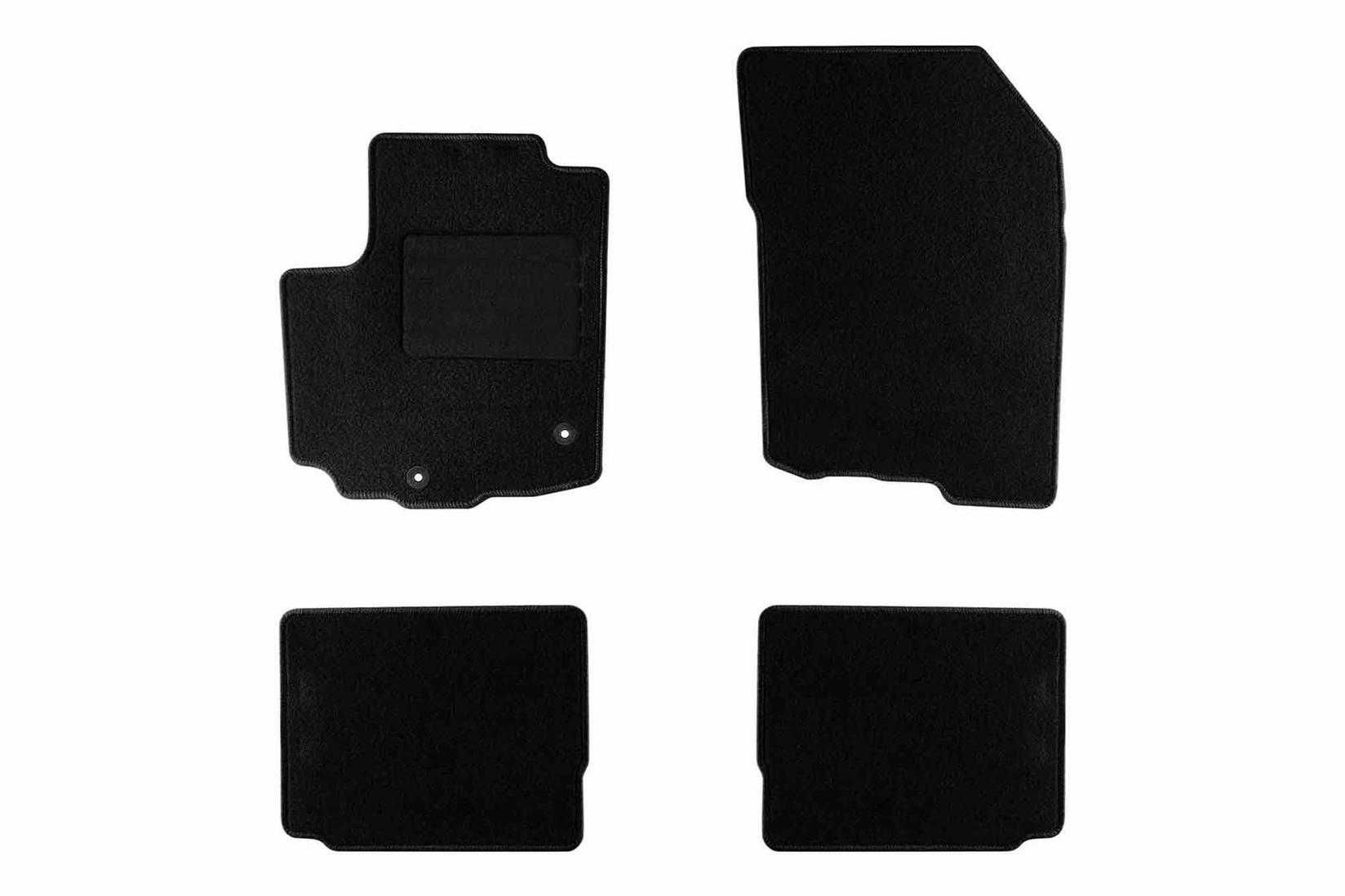 RIGUM Платнени патосници за Suzuki SX4 S-cross Hybrid по 2020 г., 4 дела, црни