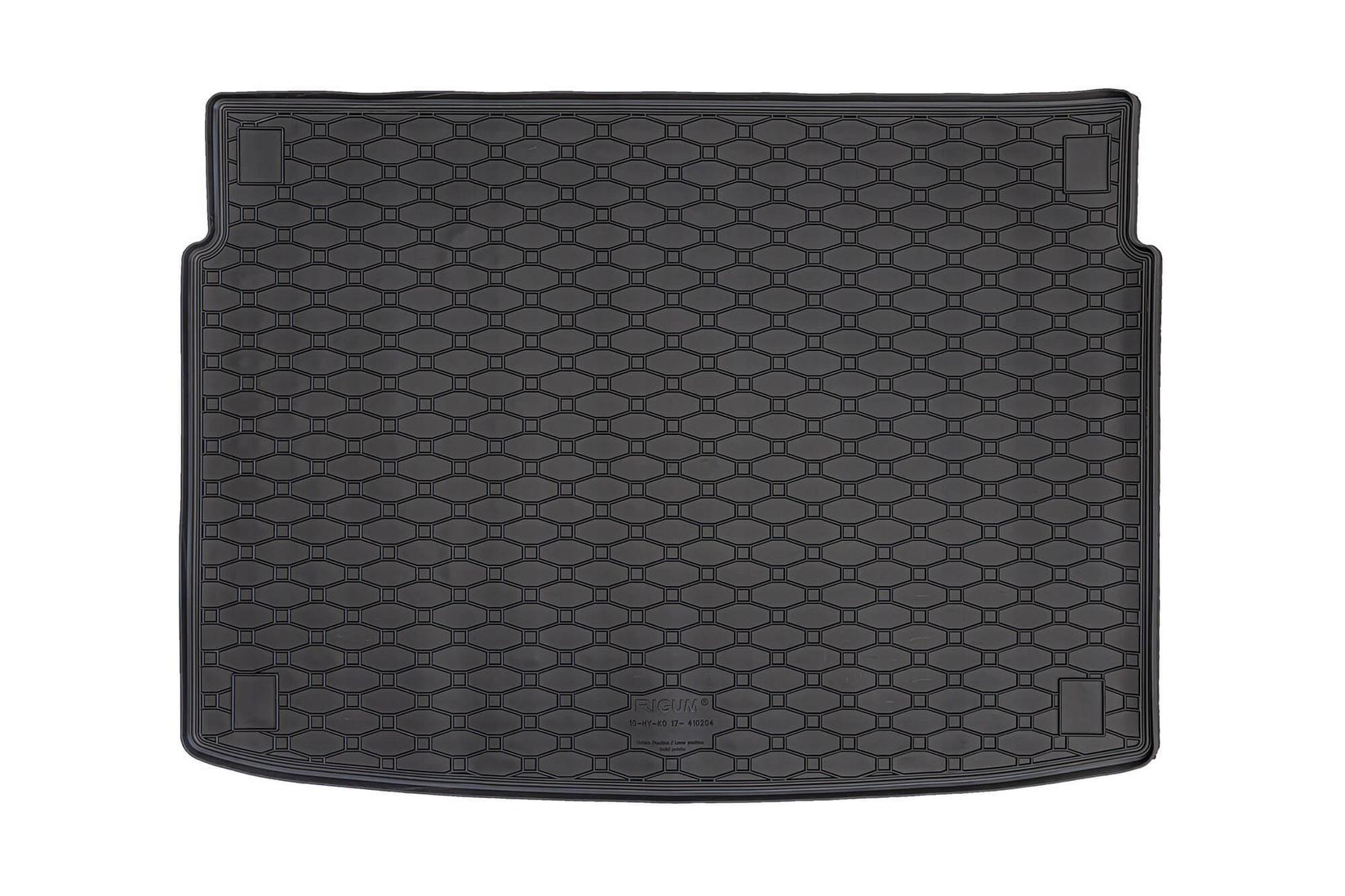 RIGUM Гумена Патосница за багажник за Hyundai Kona по 2017 г., во  долна положба на багажникот