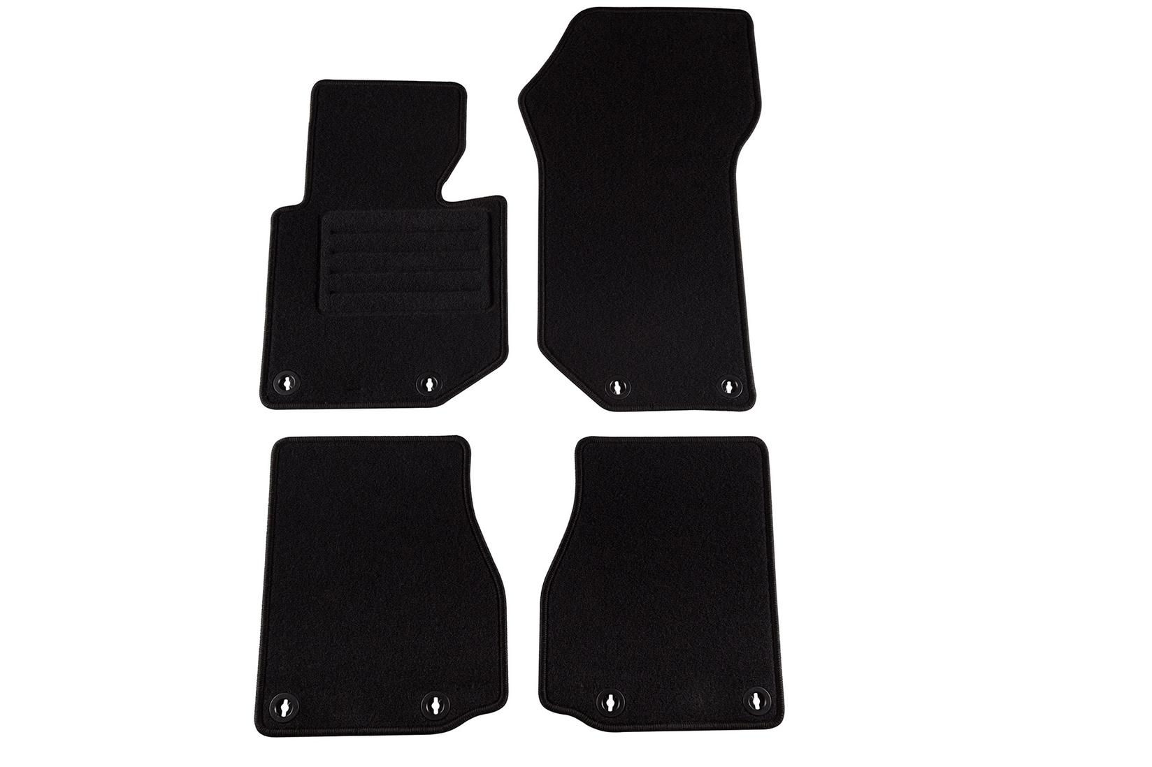 PETEX Платнени патосници за  серија 3 E36 кабрио 1991-1998 4 делови црни (B228) Rex материјал