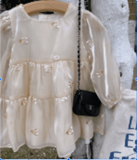 Фустанче со Тул и Цветови