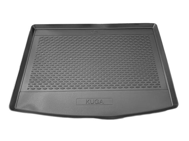 GUMARNY ZUBRI Патосница за багажник за Ford Kuga по 2020 г., също Hibrid, во  горна положба на багажникот, 1 број, црни