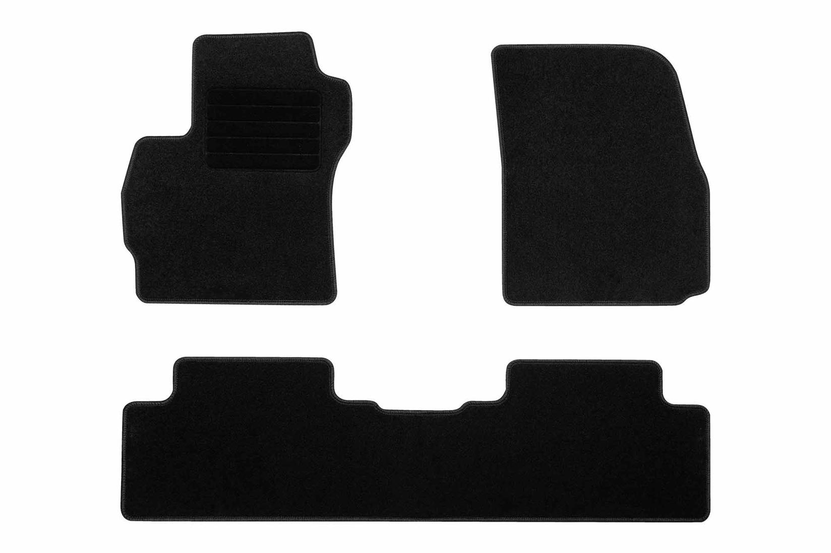 RIGUM Платнени патосници за Mazda 5 2006-2011, 4 дела, црни