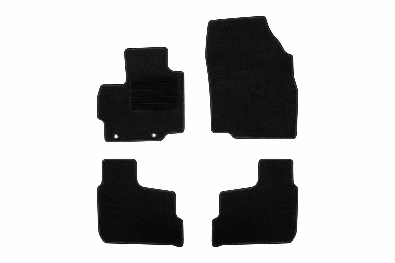 RIGUM Платнени патосници за Mitsubishi Space Star по 2019 г., 4 дела, црни