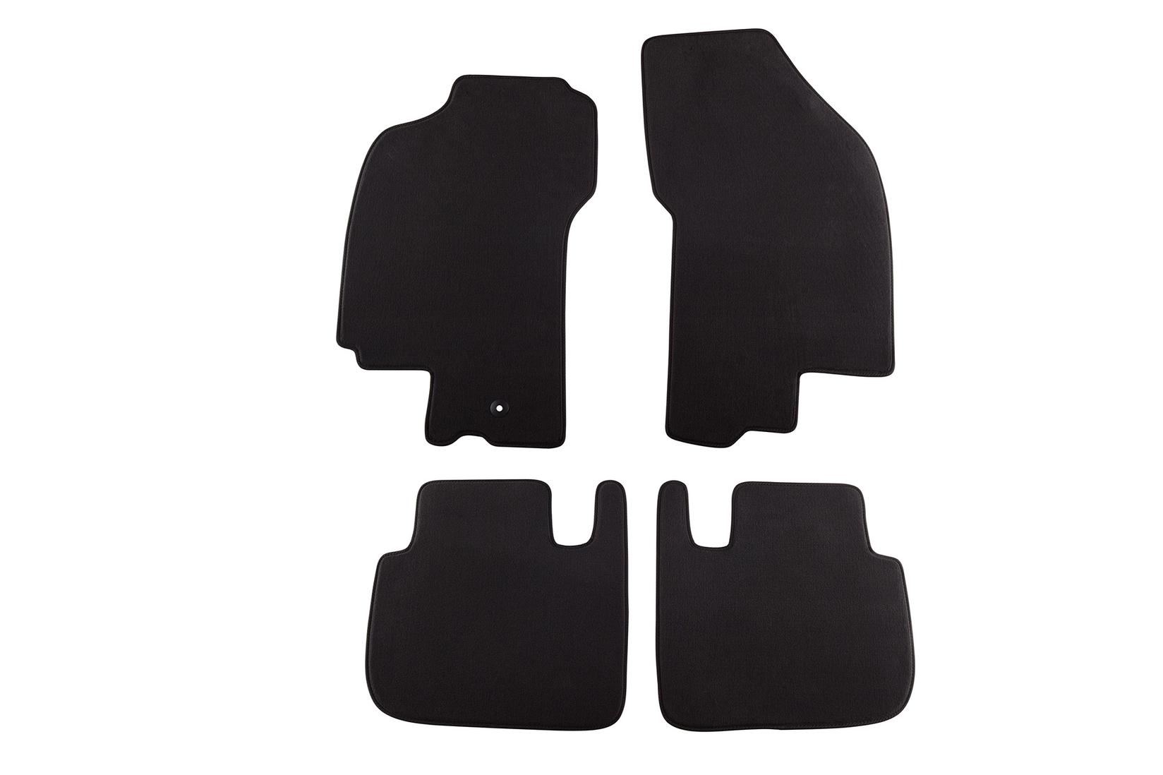 PETEX Платнени патосници за FIAT Bravo/Brava 1995-03/2007 4 делови црни (B001) Style материјал