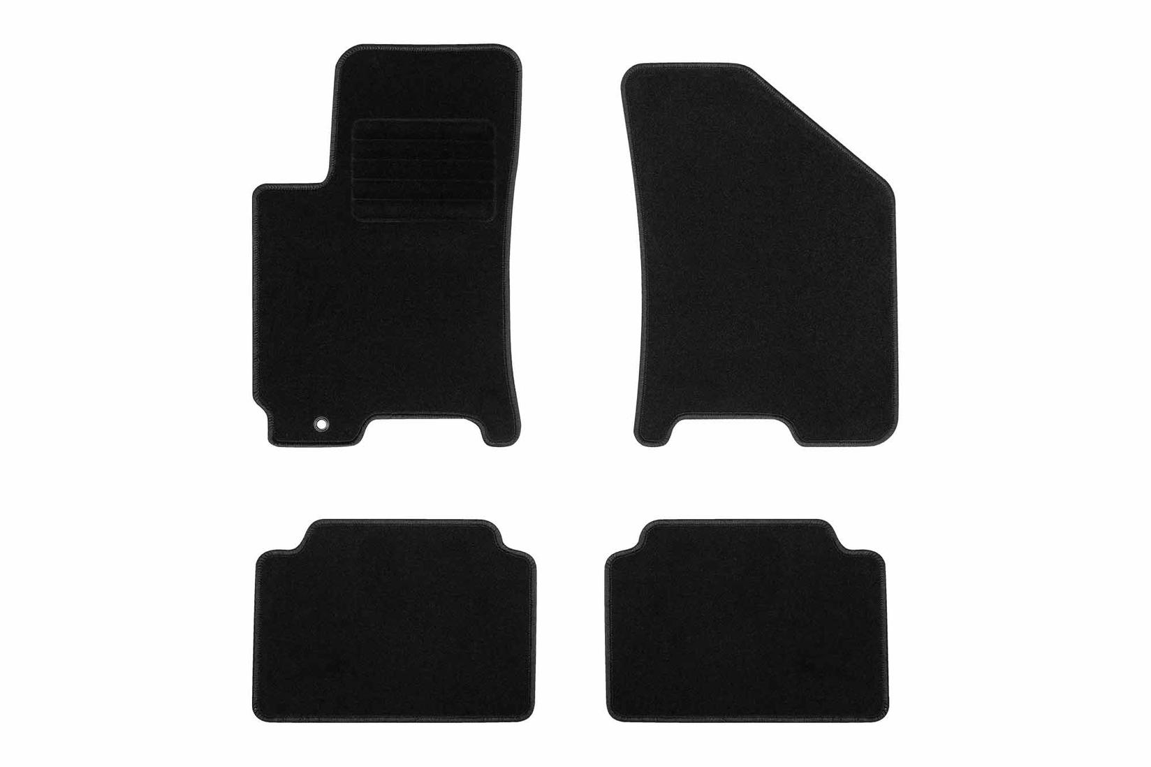 RIGUM Платнени патосници за Chevrolet Lacetti 2003-2008, 4 дела, црни