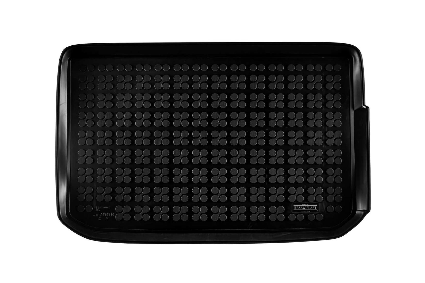REZAW-PLAST 1-Гумена Патосница за багажник  на Renault Captur по 2019 г. во  горна положба на багажникот, 1 дел, црна