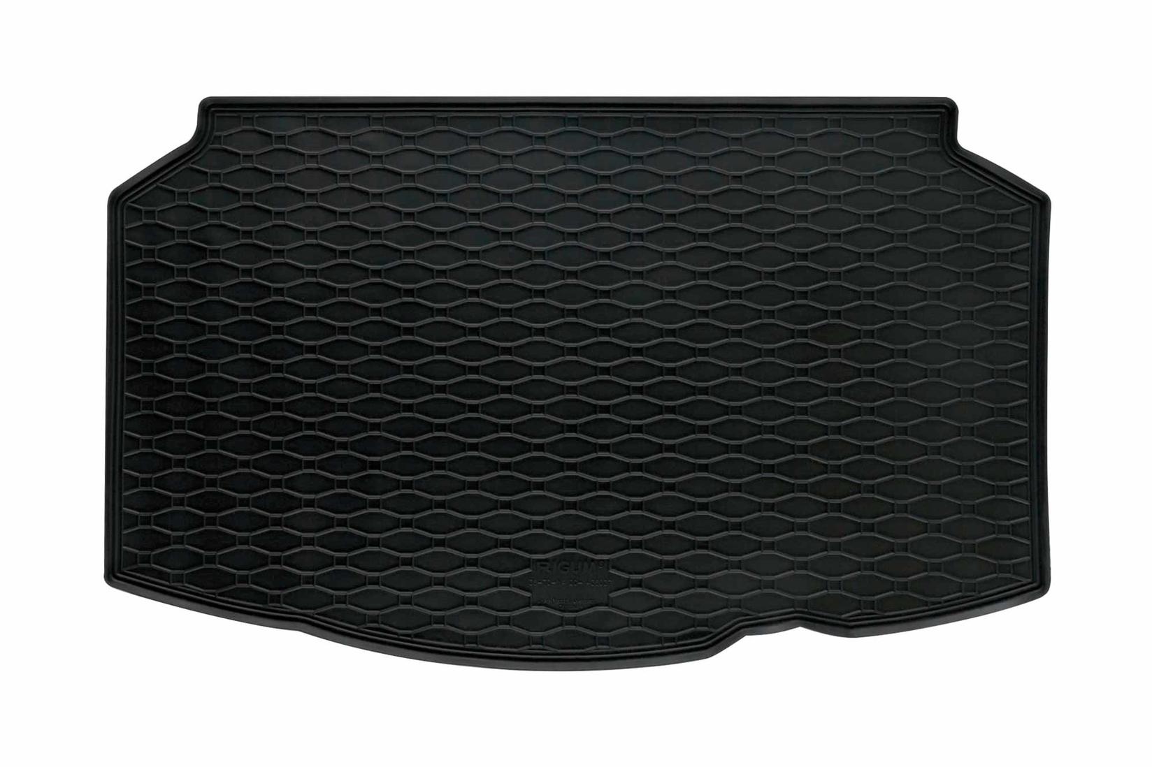 RIGUM Гумена Патосница за багажник за Toyota Yaris, Yaris Hybrid по 2020 г., Mazda 2 Hybrid по 2022 г., црни