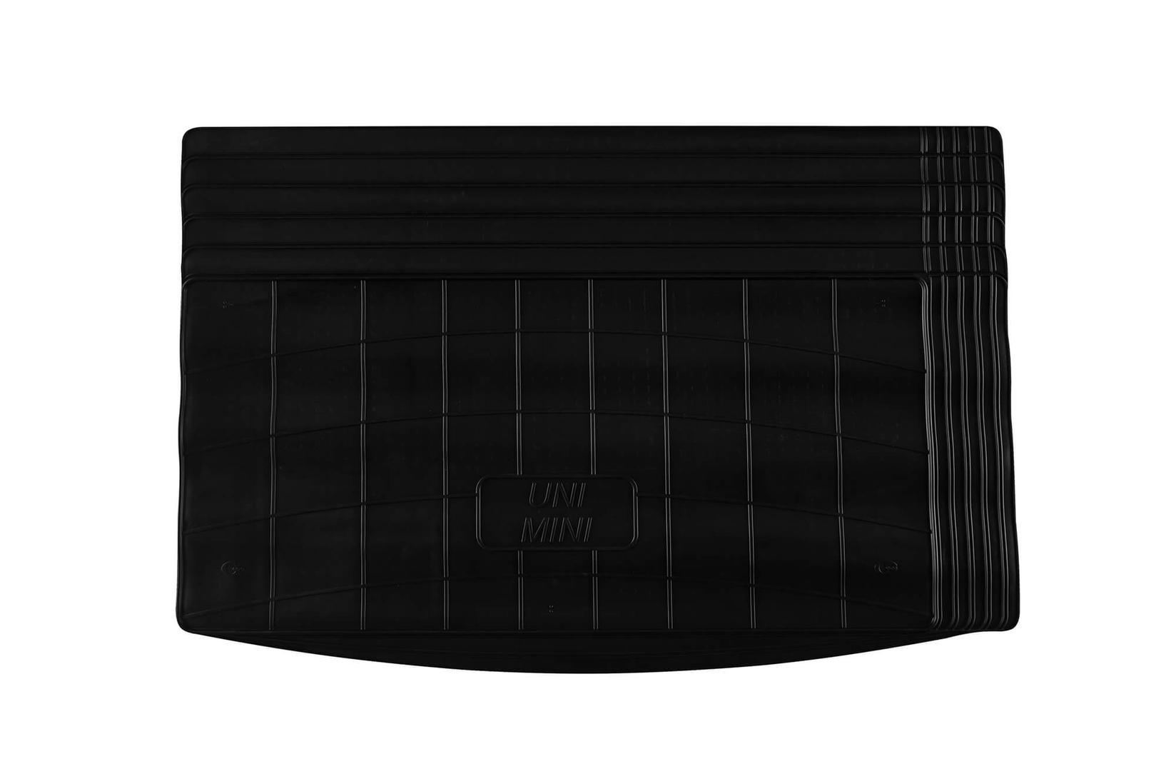 GUMARNY ZUBRI Универсална гумена Патосница  за багажник серија Uni Mini со големина 102х68см, 1 дел, црна