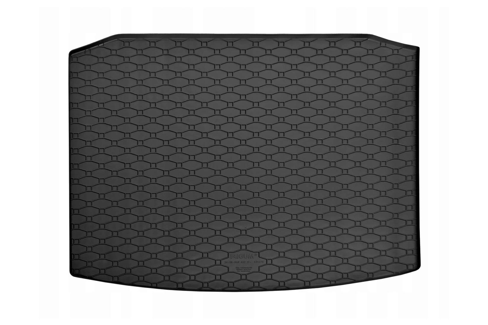 RIGUM Гумена Патосница за багажник за Skoda Karoq 4X2, Seat Ateca 4X2 по 2016 г., црни