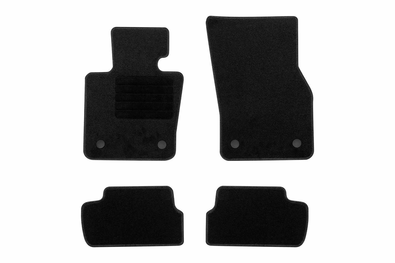 RIGUM Платнени патосници за Mini Cooper 3 врати по 2013 г., 4 дела, црни