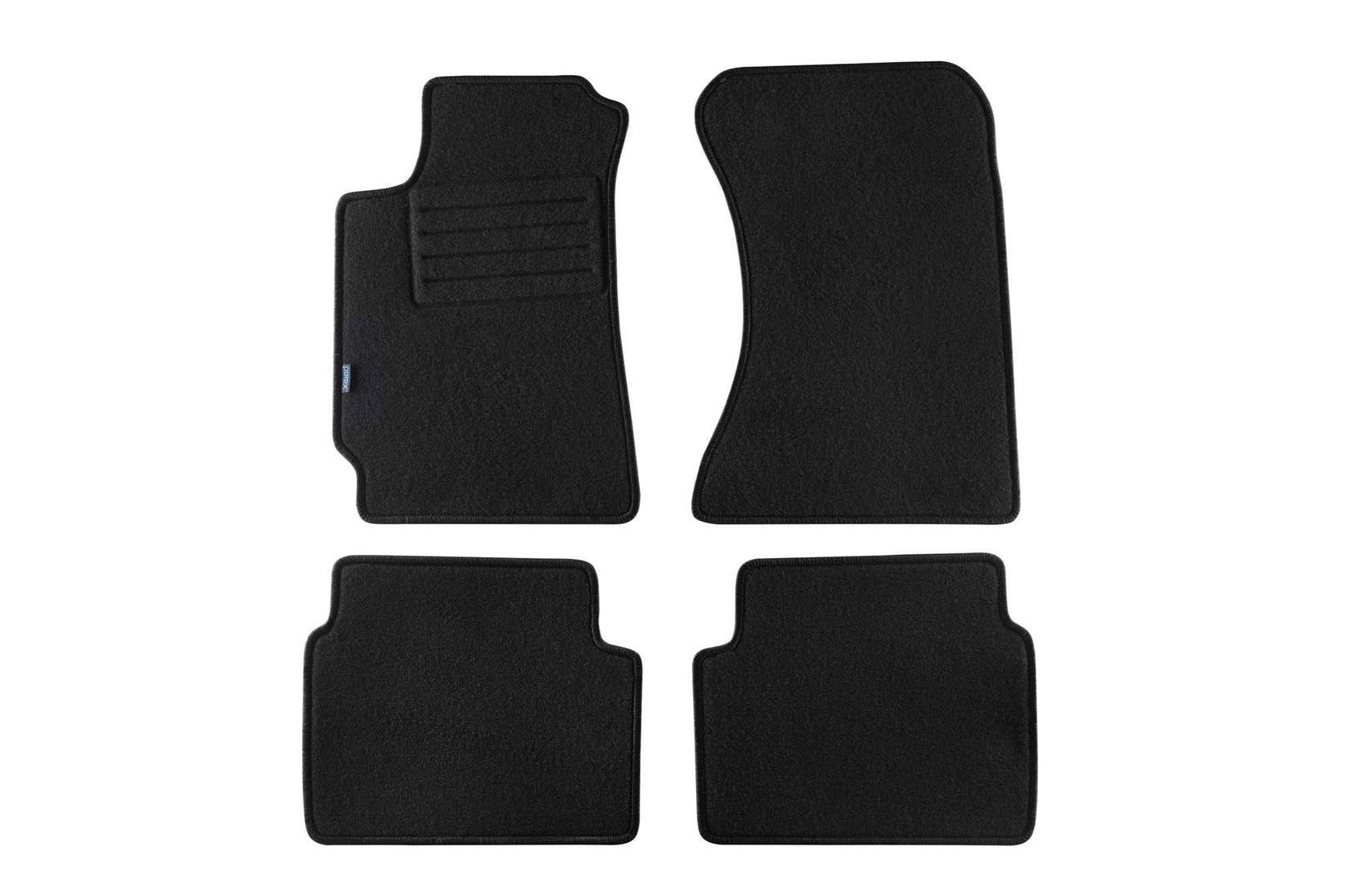 PETEX Платнени патосници за Subaru Forester 09/2002-2006 4 делови црни Rex материјал