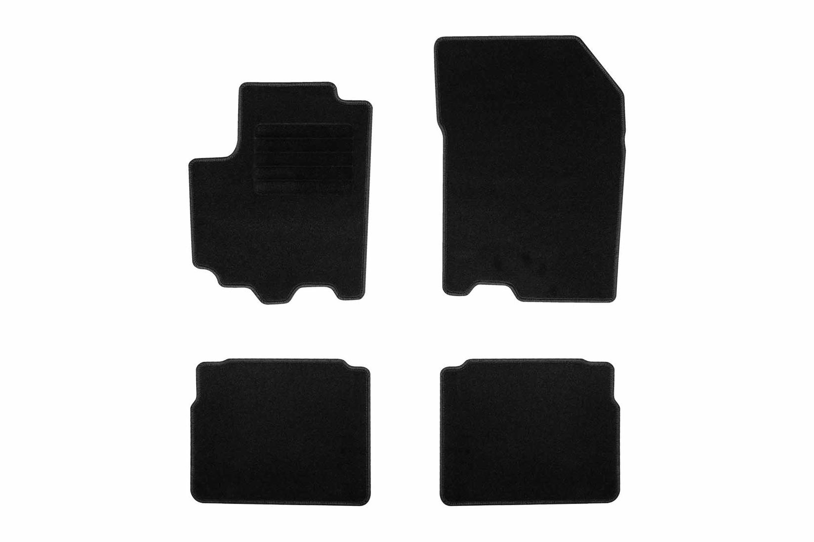 RIGUM Платнени патосници за Suzuki SX4 S-cross 2014-2021, 4 дела, црни