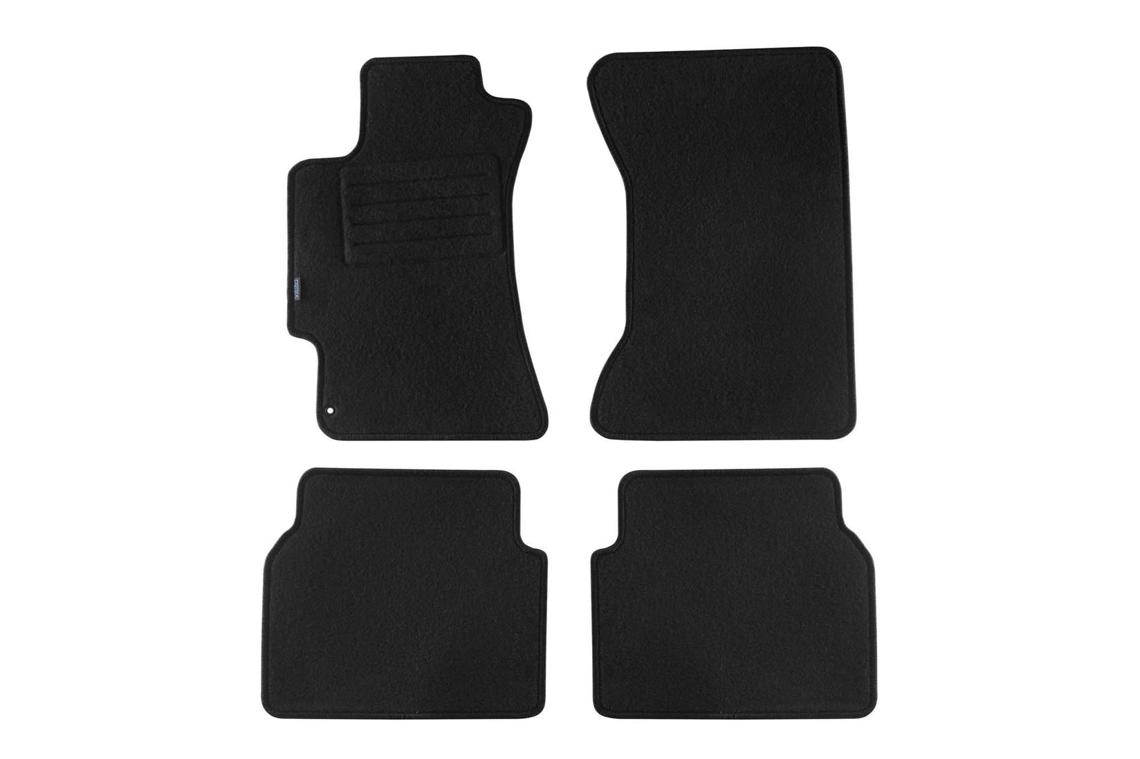 PETEX Платнени патосници за Subaru Impreza 2000-2007 4 делови црни (B161) Rex материјал