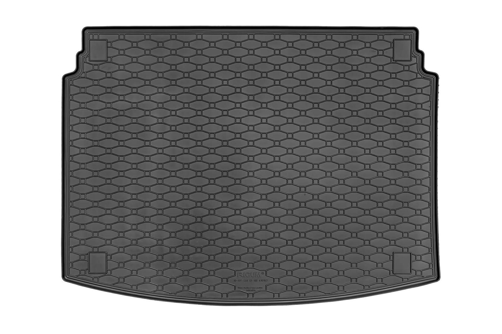RIGUM Гумена Патосница за багажник за Hyundai i30 хечбек по 2017 г., во  долна положба на багажникот