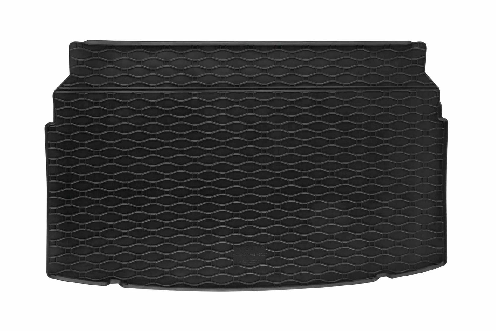 RIGUM Гумена Патосница за багажник за Volkswagen Polo хечбек по 2017 г. во  горна или долна положба на багажникот