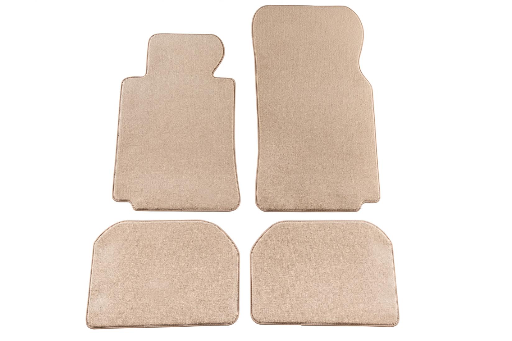 PETEX Платнени патосници за  серија 7 E38 06/1994-11/2002 г. 4 делови кремави(B208) Comet материјал