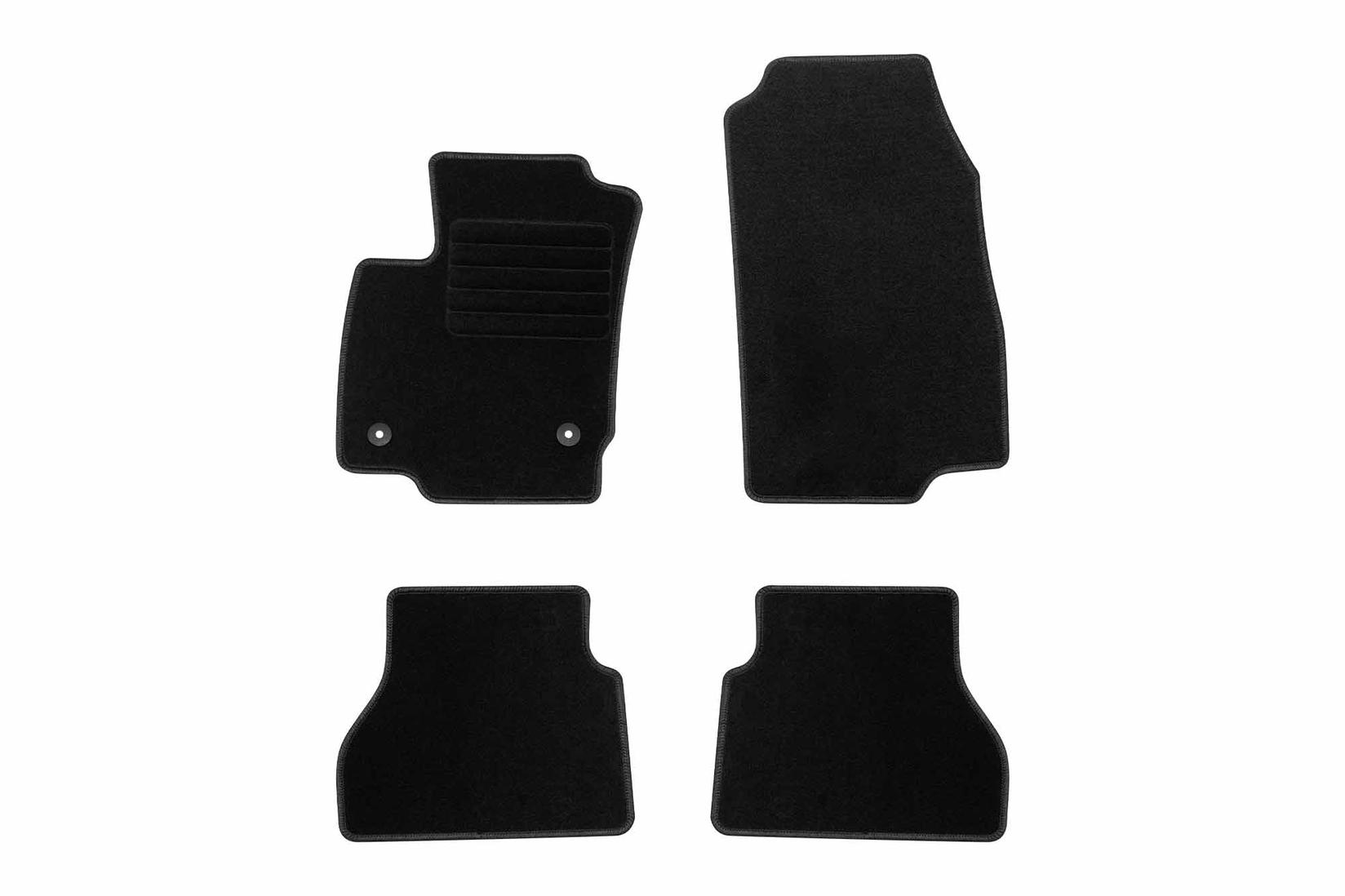 RIGUM Платнени патосници за Ford B-max 2012-2015, 4 дела, црни