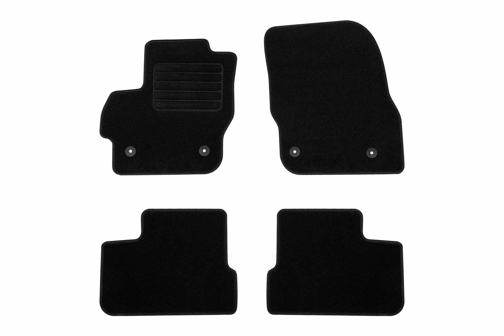 RIGUM Платнени патосници за Mazda 3 2009-2013, 4 дела, црни